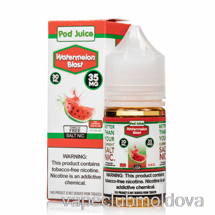 Kit Vape Pod Pepene Verde - Suc De Păstăi - 30ml 35mg